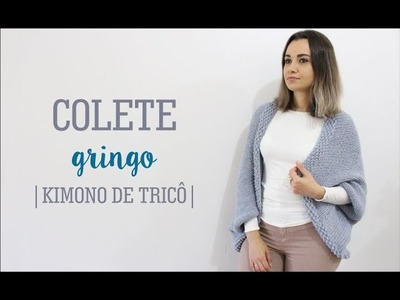 COLETE KIMONO FÁCIL | TRICÔ