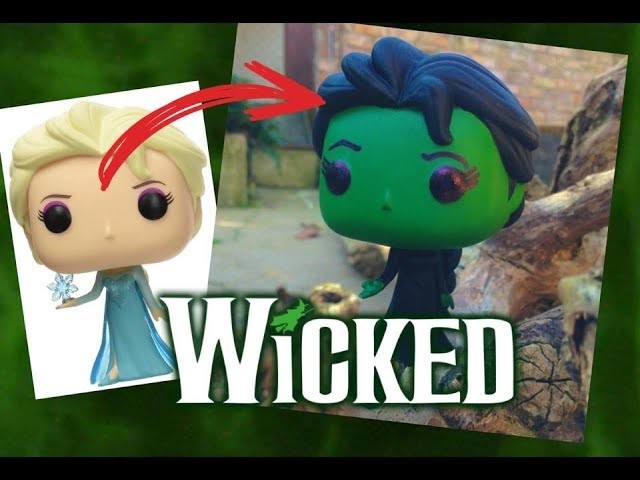 DIY- Funko Pop Custom Elphaba Wicked - Julio Zuccoloto