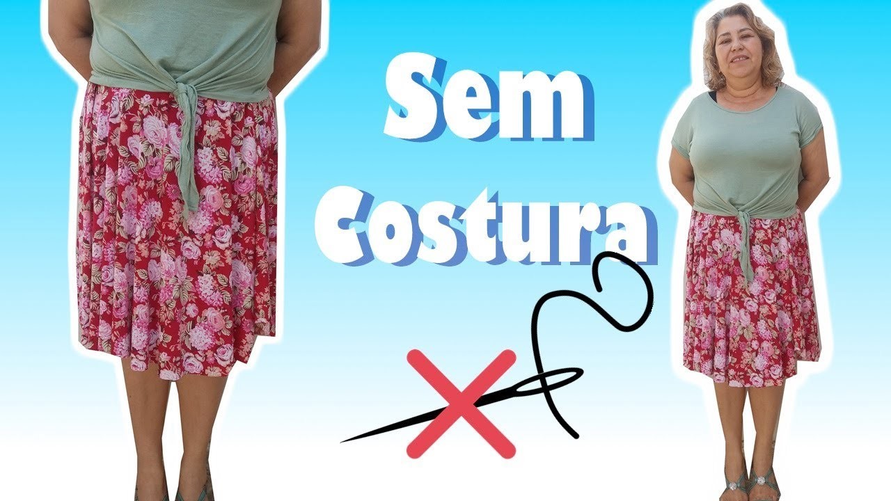 DIY | SAIA GODÊ SEM COSTURA