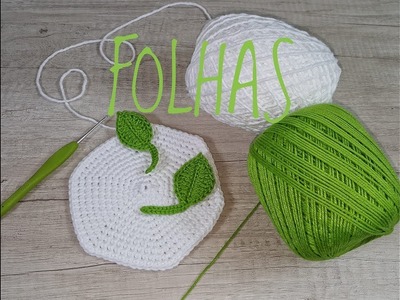 FOLHAS CROCHÊ  FICUS