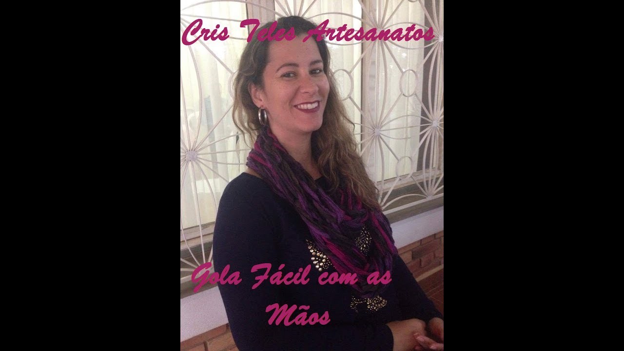 Gola Rápida de Trico sem Agulha ( Super Fácil )