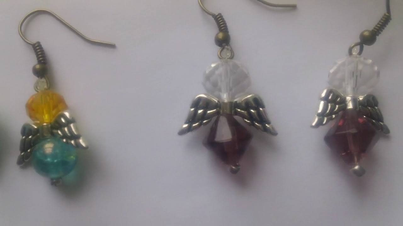 12 pares de aretes de angel gracias por ver todos los videos