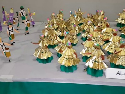 Carnaval em Origami do grupo GEO 1° Aliança Matsuri