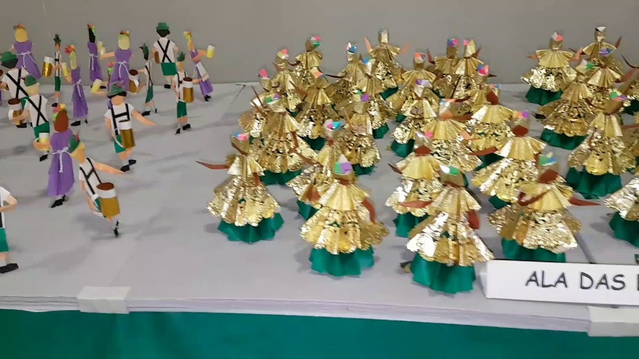 Carnaval em Origami do grupo GEO 1° Aliança Matsuri
