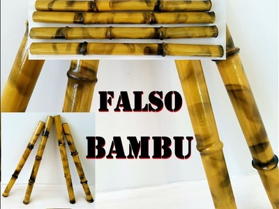 COMO FAZER FALSO BAMBU COM CANO DE PVC PASSO A PASSO. (RECICLAGEM)