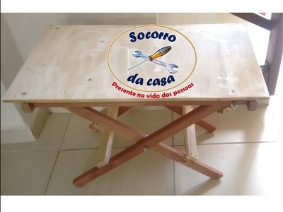 Construindo uma mesa dobrável pequena
