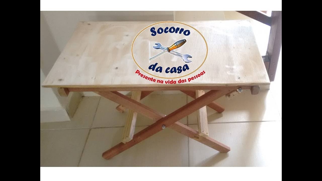 Construindo uma mesa dobrável pequena