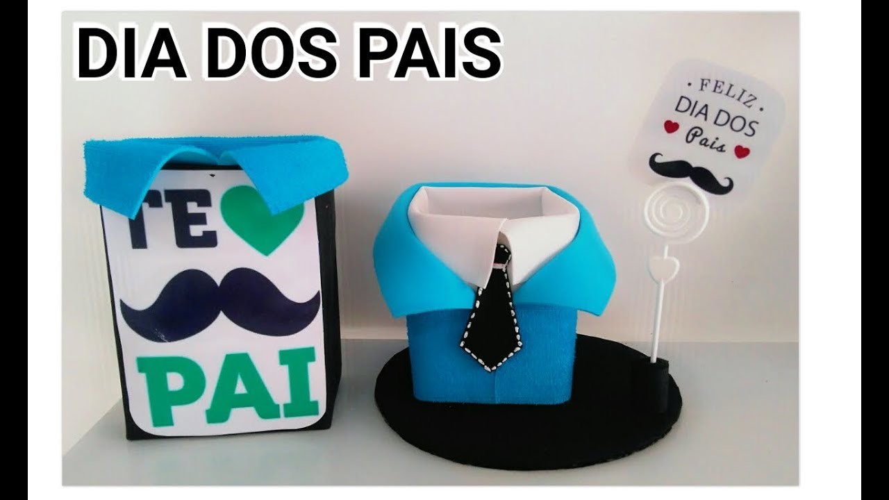 IDÉIAS com caixinha  de leite - Dia dos Pais - Porta canetas. Ft. DIY com Fabiana Nogueira
