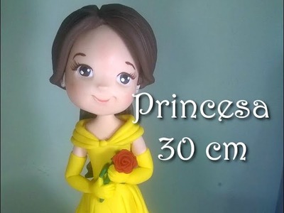 Princesa Bela 30 cm #CanalAuladeBiscuit
