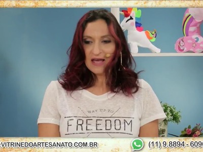 UNICÓRNIO EM feltro - Fernanda Correa - Vitrine do Artesanato