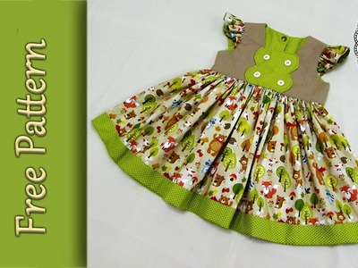 Vestido Infantil "Bichinhos da Floresta" -18.24 meses