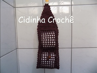 Cidinha Croche : Jogo De  Banheiro Em Croche Simples E Lindo -Porta Papel Higiênico-Completo
