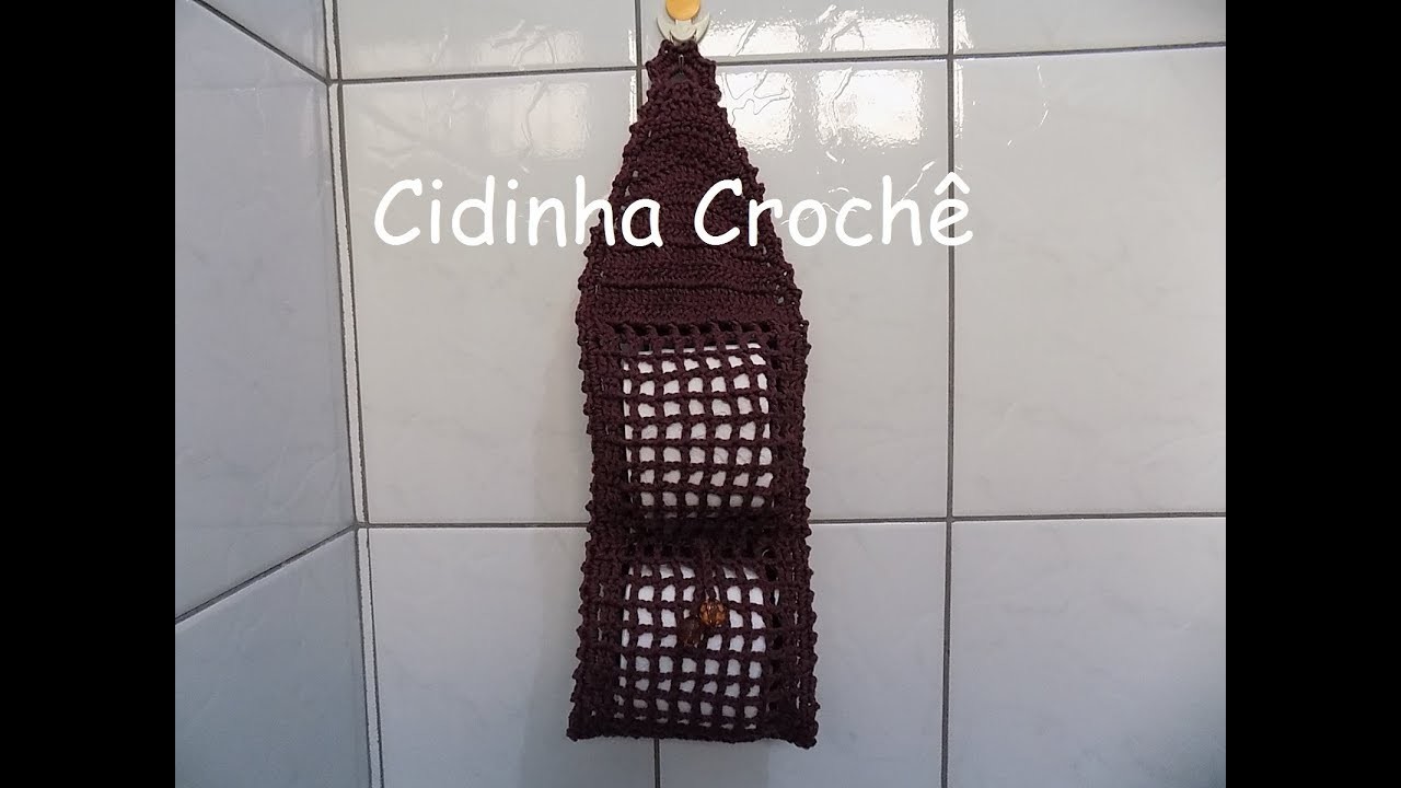 Cidinha Croche : Jogo De  Banheiro Em Croche Simples E Lindo -Porta Papel Higiênico-Completo