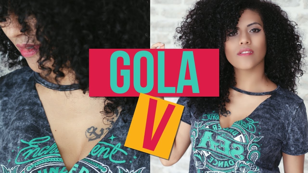 Como customizar camisetas | Gola V