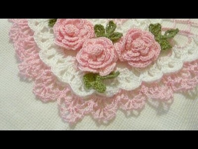 Crochê com Amor   95 modelos de toalhinhas de crochê com flores (Inspiração)