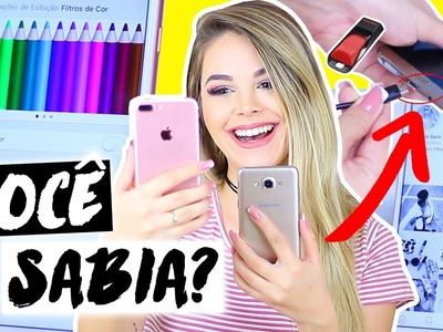 10 TRUQUES "ESCONDIDOS" NO SEU CELULAR ???? #6 | Ingredy Barbi