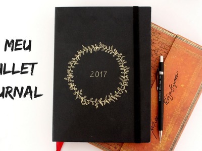 Caderno feito à mão - Meu Bullet Journal | Marina Araújo