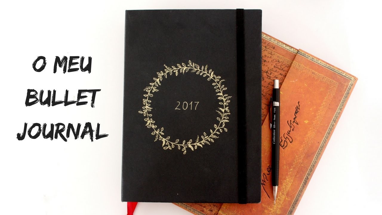 Caderno feito à mão - Meu Bullet Journal | Marina Araújo