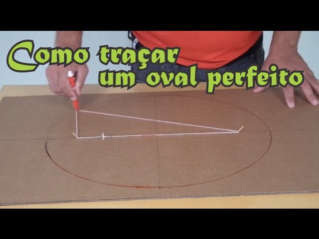 Como riscar um oval perfeito