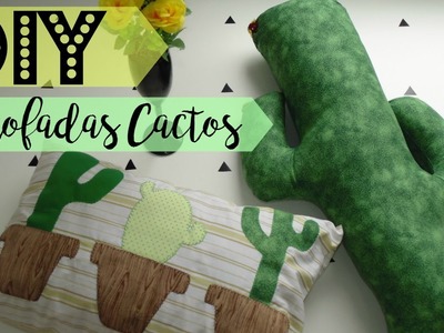 DIY | Almofadas Cactos - Bia Feltz