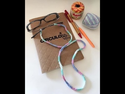 DIY Cordão para oculos em croche