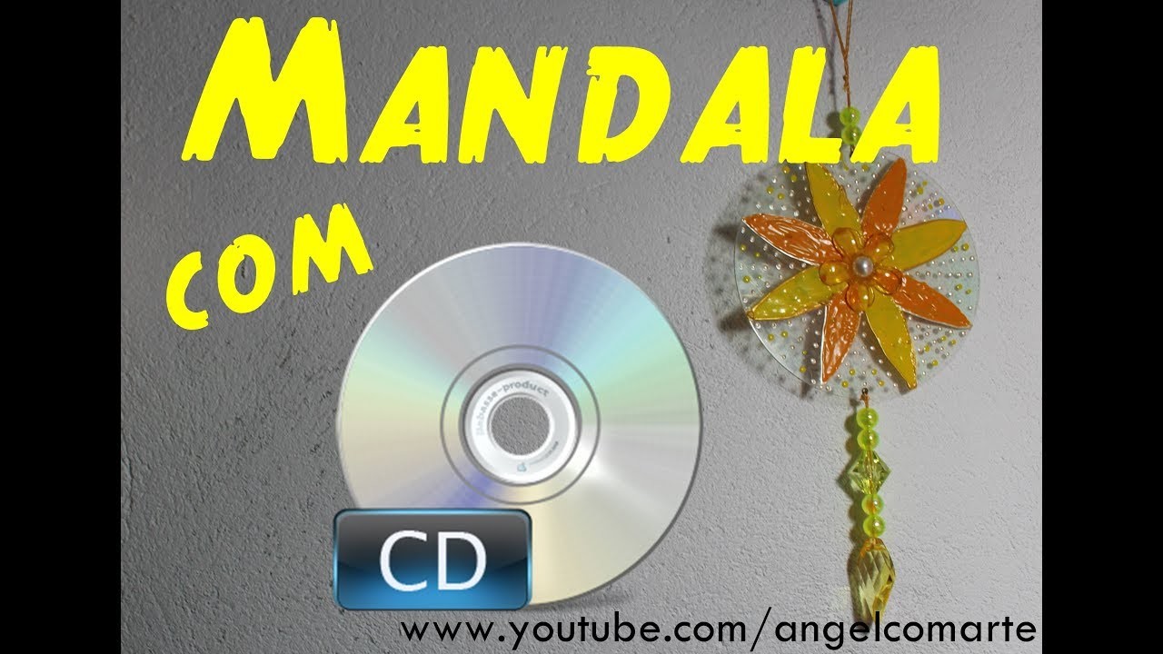 DIY Mandala com CD - 20º Arte Desafio