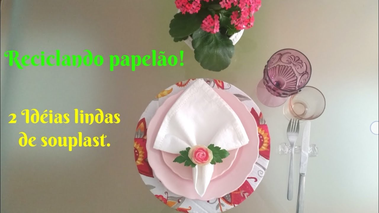 DIY - RECICLANDO PAPELÃO - 2 Idéias de Souplast de Papelão em tecido e sem costura.