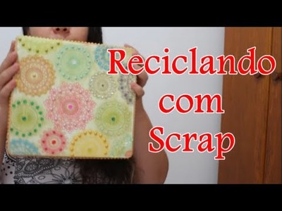 DIY- Reciclando uma linda latinha com Scrap  2º Arte Desafio