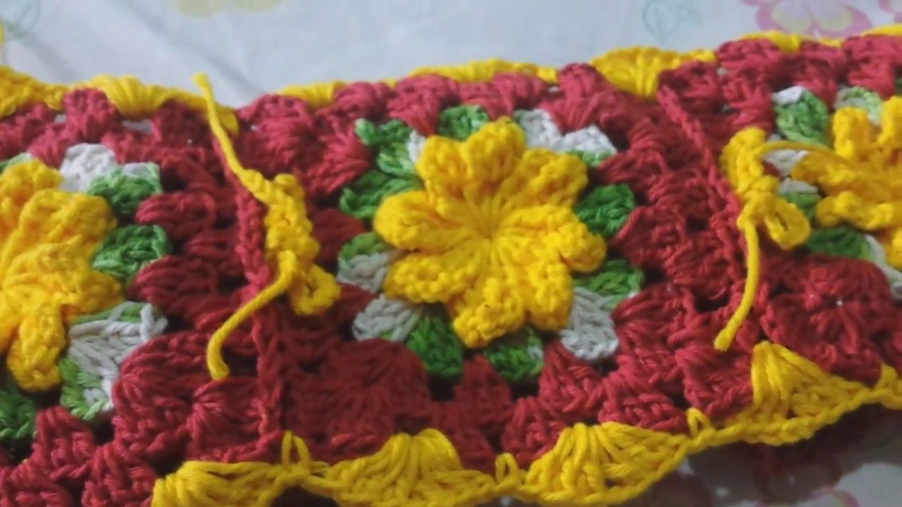 Flor Amarela para Porta Papel ( PARTE 4.2 )
