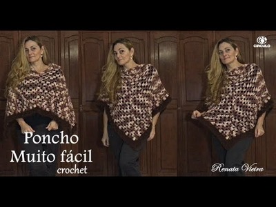 Poncho Muito fácil  "Renata Vieira"