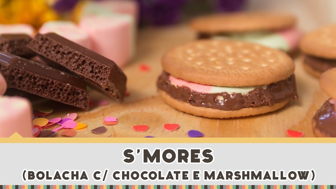 S'mores ou Bolacha Chocolate e Marshmellow - Receitas de Minuto EXPRESS #158