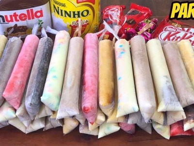 ???? 8 RECEITAS DE GELADINHO CREMOSO - DINDIN - CHUP-CHUP  - SACOLÉ