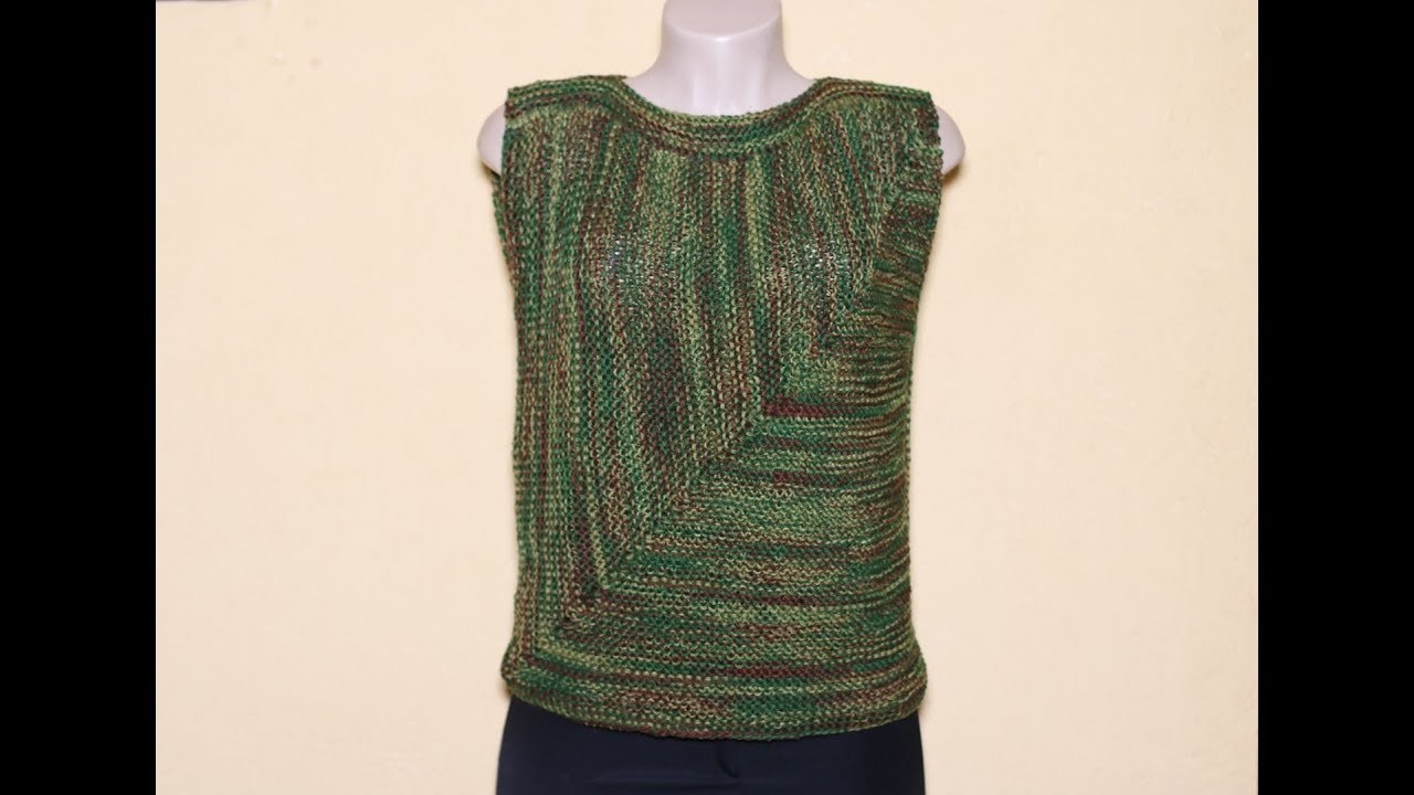 Blusa quadrado perfeito em tricô