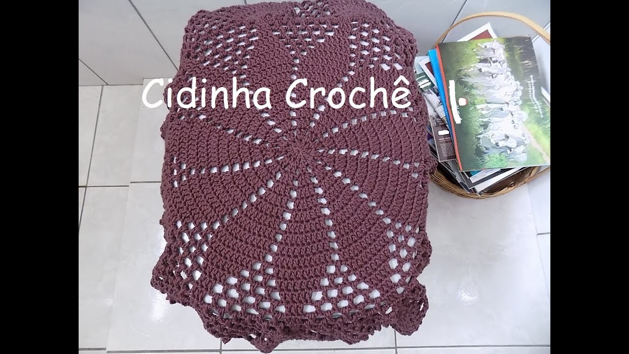Cidinha Croche : Jogo De  Banheiro Em Croche Simples E Lindo-Tampo Vaso-Tutorial Completo