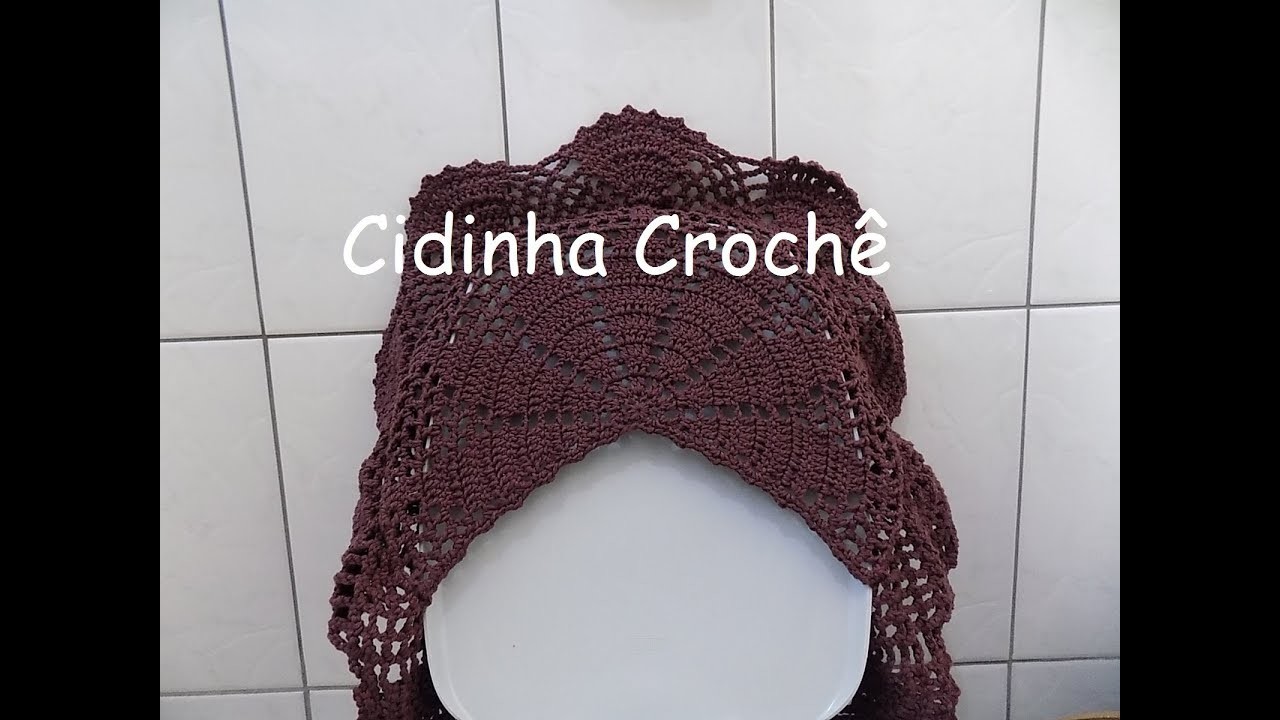 Cidinha Croche : Jogo De  Banheiro Em Croche Simples E Lindo-Parte Interna Vaso-Tutorial Completo