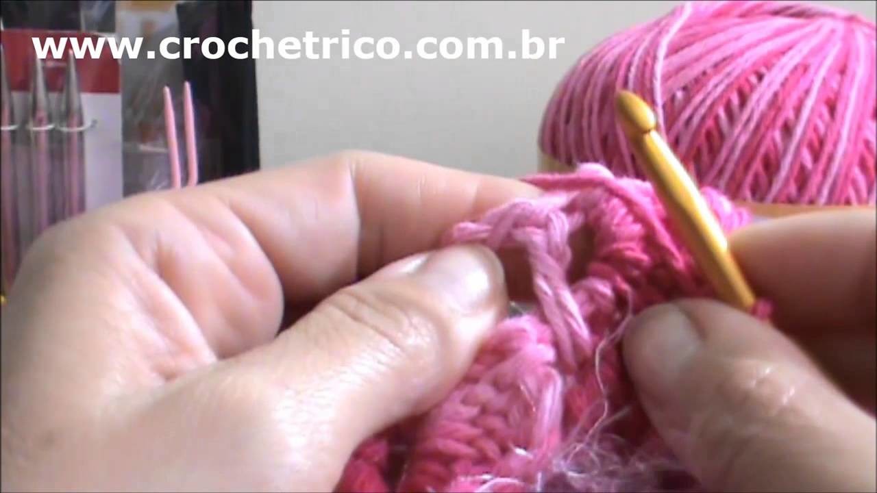 Crochê - Tapete Barroco em Ponto Escama - Parte 03.05