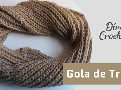 Gola de tricô
