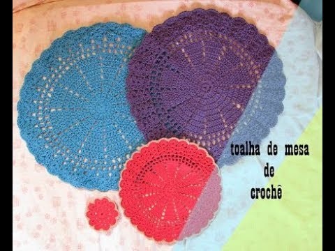 ♥toalha de croche mil e uma utilidades♥