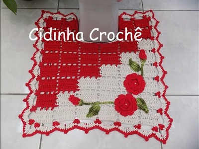 Cidinha Crochê : Jogo De Banheiro Em Croche - Napolitano-Tutorial Completo