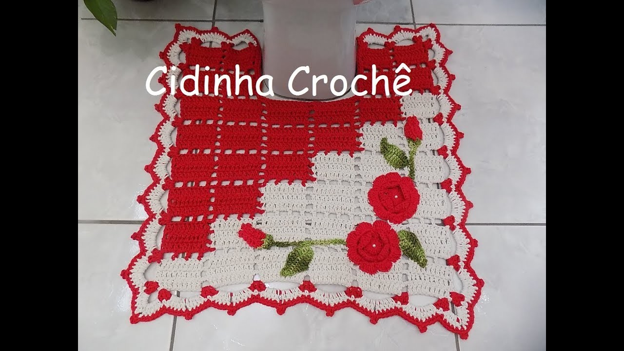 Cidinha Crochê : Jogo De Banheiro Em Croche - Napolitano-Tutorial Completo