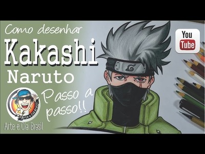 Como desenhar Kakashi (Naruto) passo a passo
