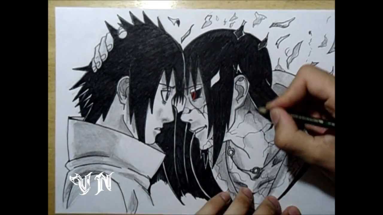 Drawing Sasuke and Itachi (Edo Tensei) By VanderNinja
