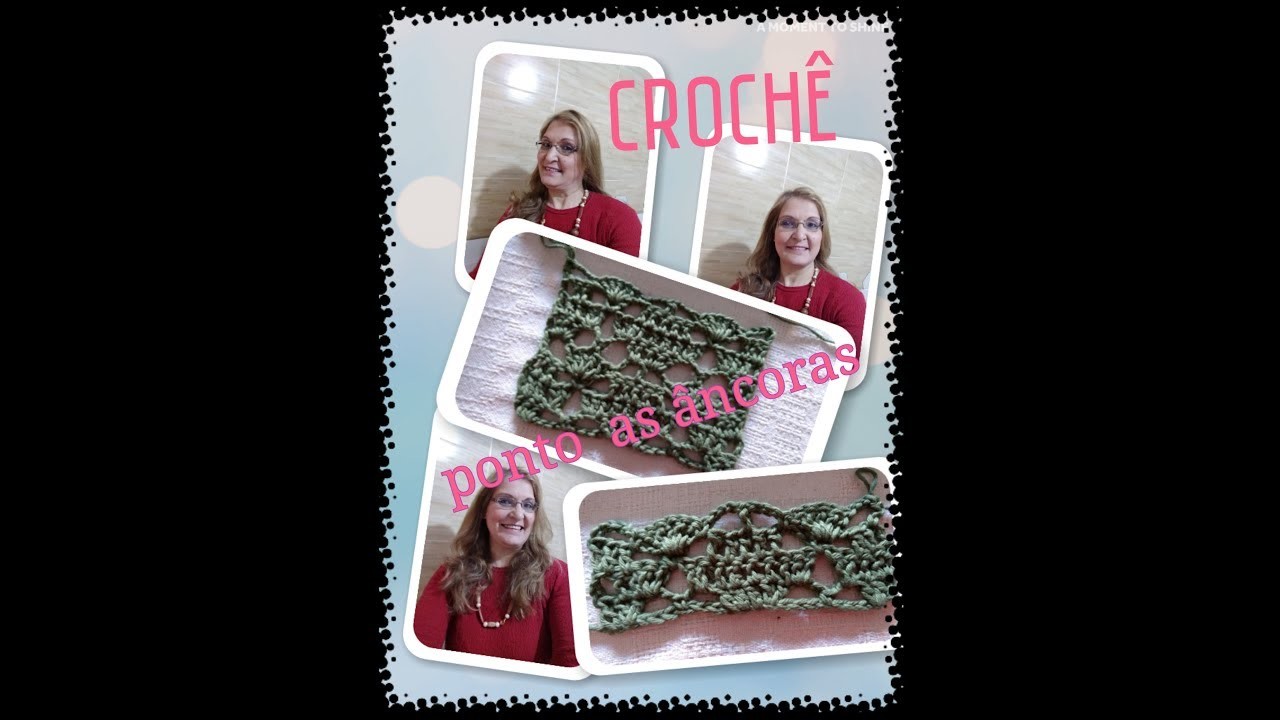 Ponto  de crochê As Ânforas.