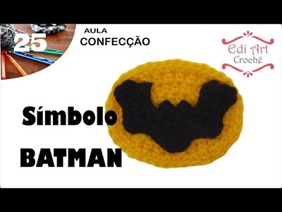 Símbolo Logotipo Batman Crochet | Edi Art Crochê