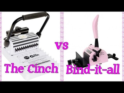 The Cinch vs Bind-it-all (em português) | Scrap Space da Lelé