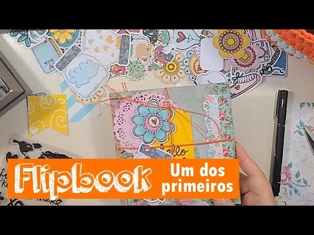 Um dos primeiros flipbook que eu fiz