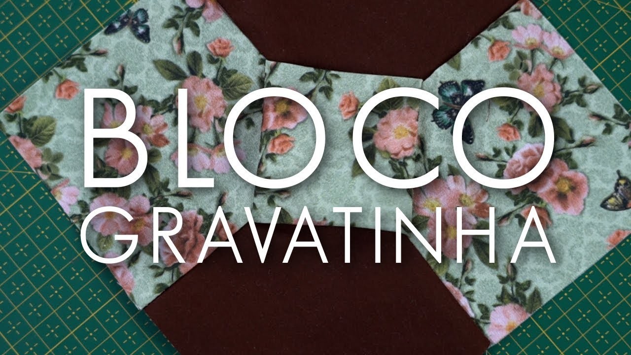 Dica de Sexta: Bloco Gravatinha (Tutorial Patchwork)