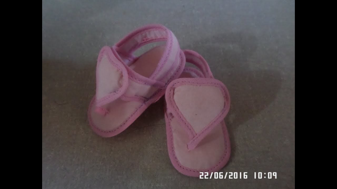 Como confeccionar sandália para bebê em formato de coração