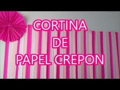 CORTINA DE PAPEL CREPON | SARAH FEZ 2 ANOS