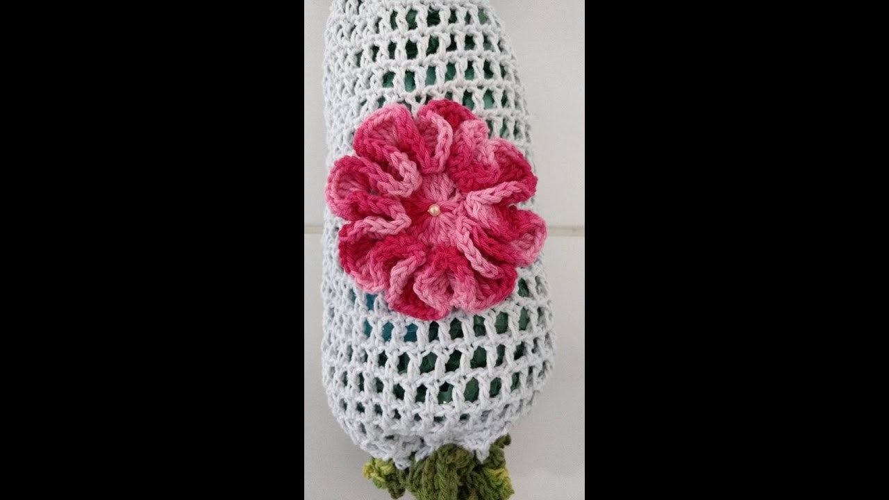 Flor croche ( puxa saco)